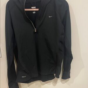 Nike Black Dri-FIT Quarter-Zip Top